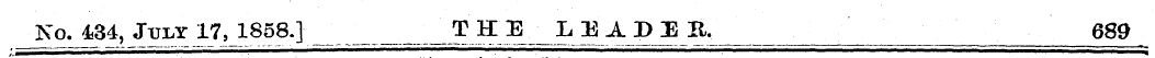 No. 434, July 17, 1858.] _ T H E _L 13 A...