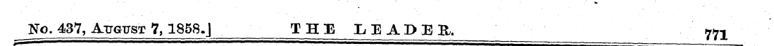 No. 437, August 7,1858. J THE LEAD E U. ...