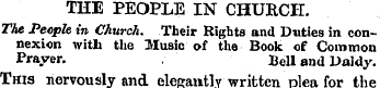 THE PEOPLE IN CHURCH. The People in Chur...