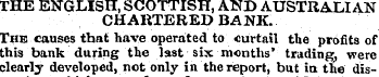 THE ENGLISH, SCOTTISH, AND AUSTRALIAN CH...