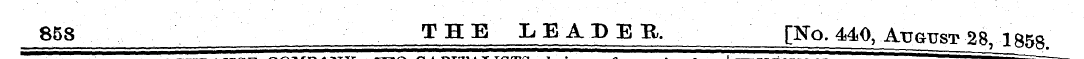 858 THE L E-A.DE It. [No. 440, August 28...