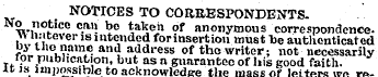 NOTICES TO CORRESPONDENTS. \rw ice c - a...