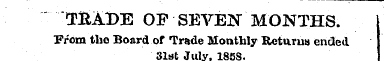 TUAtXE OP SEVEN MONTHS. From the Board o...