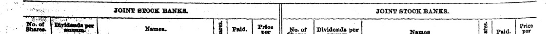 -' *>fo' : ¦'¦ ¦ ; . ¦ JOINT STOCK BANKS...