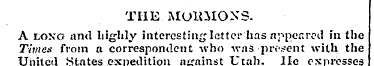 THE MOlUIONS. A LON'a and highly interes...