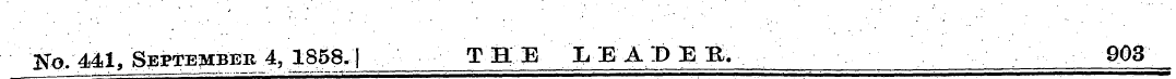 No. 441, September 4, I858 1 | __ TEE LE...