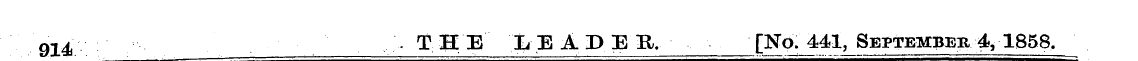 914 . THE LEADER. [No. 441, September 4,...