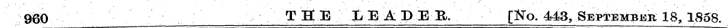 960 THE LEADER. [fro. 443, September 18,...