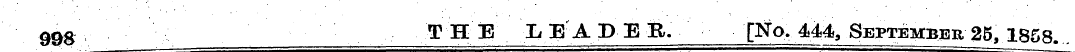 90g THE LEADEB. [No, 444*, September 25,...