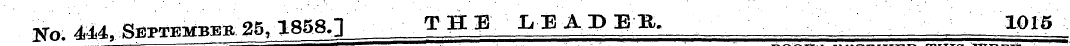 No. 444. September 25,1858.] THE LEAP EB...