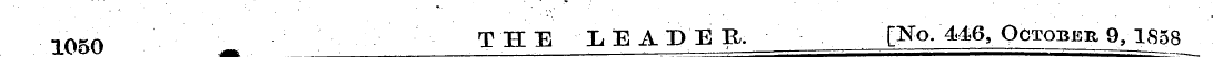 1050 T HE LEA D E It. [No. 446, October ...