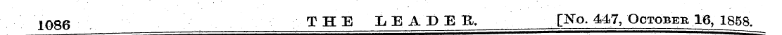 1086 THE LEADER, [No. 447, October 16, 1...