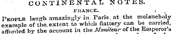 CONTINENTAL NOTES. FKANCE. \ People laug...