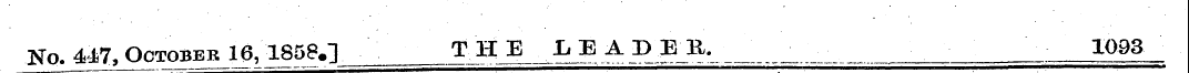 No. 447, October 16, 1858,1 _ T j* E J^^...