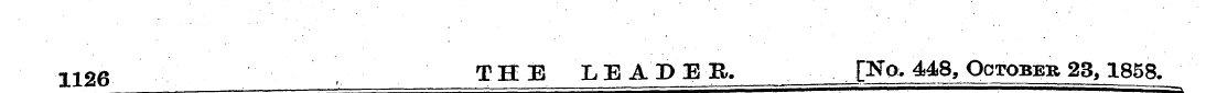 1126 THE LEADER. [No. 448, October 23,18...