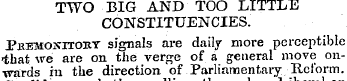 TWO BIG AND TOO LITTLE CONSTITUENCIES. P...