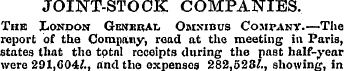 JOINT-STOCK COMPANIES. The London Genera...