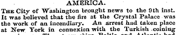 AMERICA. The City of Washington brought ...