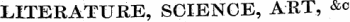 LITERATURE, SCIENCE, ART,