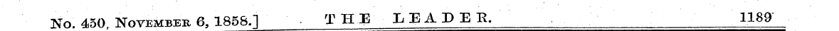 No. 450, November 6, 1856.1 THE LEADER, ...