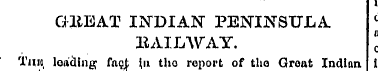GJ1EAT INDIAN PENINSULA ( BAILWAY. J Tni...