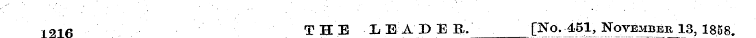 121 « THE LEADER. [No.^51 , November 13,...