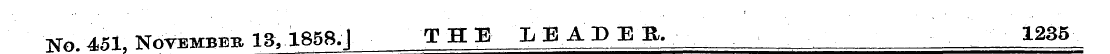 >r,» i^i NrwEMBEE 13, 1858. 1 THE LEADER...