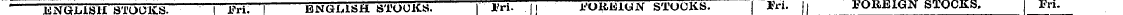1 KNGL1SHSTOCKS. J?rL ENGLISH STOCKS. ' ...