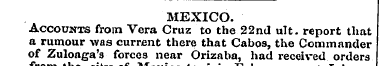 it sr ¦s *. Jf h MEXICO. Accounts from V...