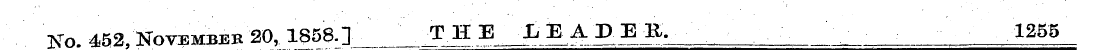 No. 452, November 20, 1858.] THIJJEABEj....