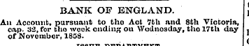 l p BANK OF ENGLAND. An Account, pursuan...