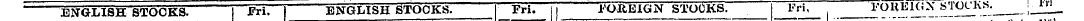 ENGLISH STOOKS. JPri. I ENGLISH STOCKS. ...