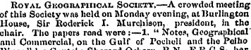 Royal GicoaRArmcAL. Socikty.—A crowded m...