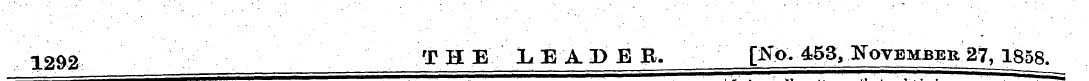 1292 THE LEADER. [pQ - 4£S, November 27,...