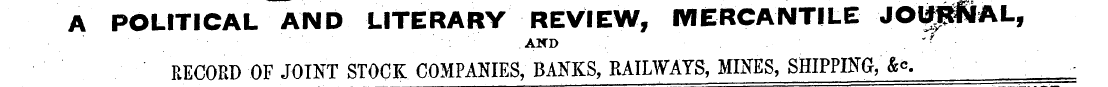 A L ' iCE POLITICA AND LITERARY REVIEW, ...