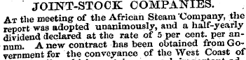 joint-stock companies. At the meeting of...