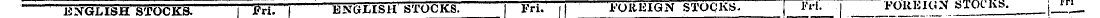 ENGLISH STOCKS. FriT ENGLISH STOCKS. FrT...