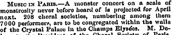 Music in Paris.—A monster concert on a s...