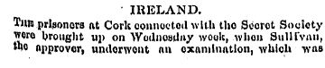 IRELAND. Turn prteonorB at Cork oonnocto...