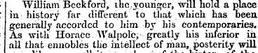MEMOIRS OF WILLIAM BECKFORD
