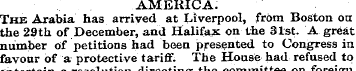 AMERICA. The Arabia has arrived at Liver...
