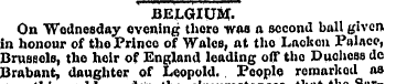 BELGIUM. On Wednesday evening there was ...