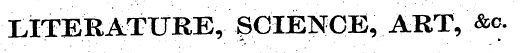 LITERATURE, SCIENCE, ART, **