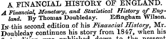 A FINANCIAL HISTORY OF ENGLAND. A Financ...