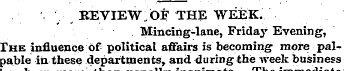 review,of the week.. Mincing-lane, Frida...