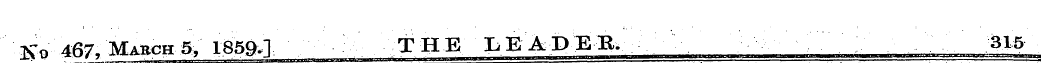 Tvo 467, March 5, 1859.] THE LEADER. B15