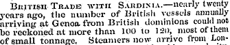 Buitish Trade with Sardinia.—nearly twen...