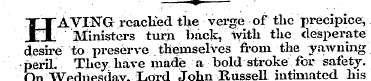 — ?- HA VING readied theverge of the pre...