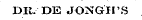 DE.DE JONGH'S