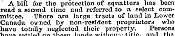 A bill for the protection of squatters h...